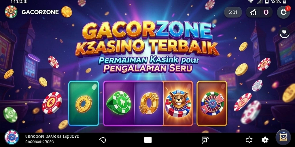 Gameplay GACORZONE yang menegangkan di dunia Kasino.