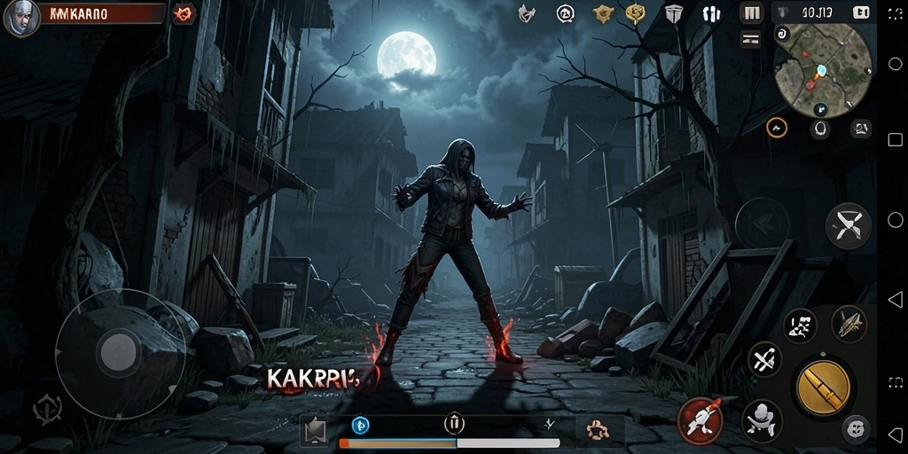 Screenshot KAKRP menampilkan momen kengerian dalam gameplay yang mendebarkan.