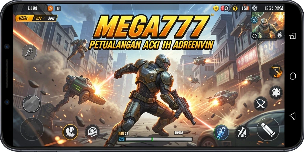 Screenshot MEGA777 menampilkan momen aksi mendebarkan dalam pertarungan.