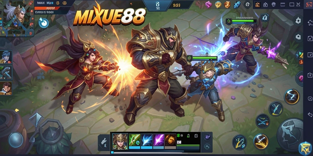 Tampilan luar biasa dari gameplay seru MOBA