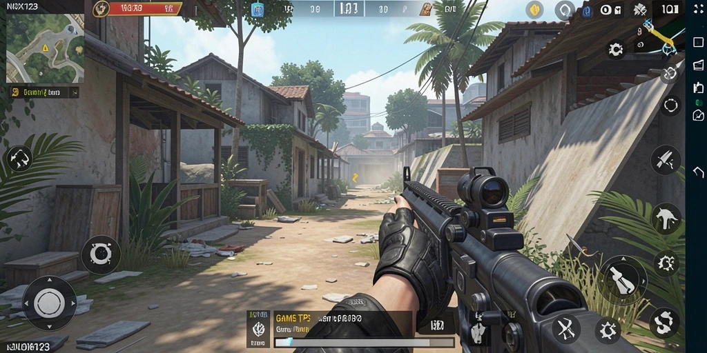 Tangkapan layar utama dari gameplay <strong>NOX123</strong> yang menegangkan.