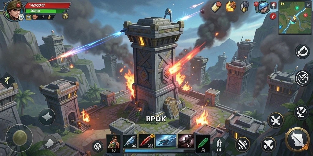 Tampilan gameplay RPOK yang mendebarkan dan penuh strategi.
