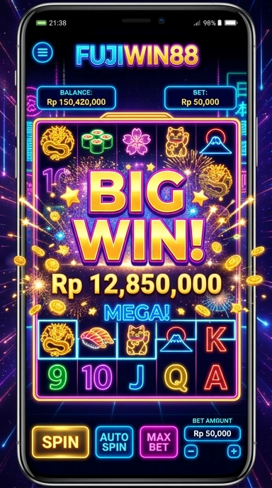 Tampilan antarmuka fujiwin88 yang mudah digunakan.